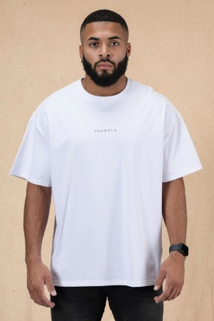 White Young LA 420 Essential Oversized Tee NZ | 1473698-IE