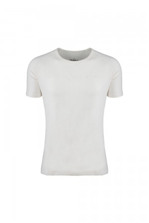 White Young LA 422 Fitted Delt Tee NZ | 9536780-XV