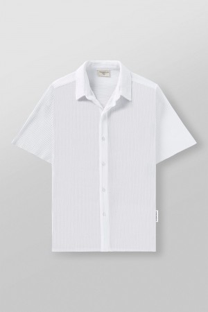 White Young LA 448 - Pleated Festival Shirts NZ | 0367892-WE