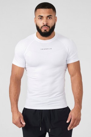 White Young LA 475 Supervillain Compression Tees NZ | 5498327-NR