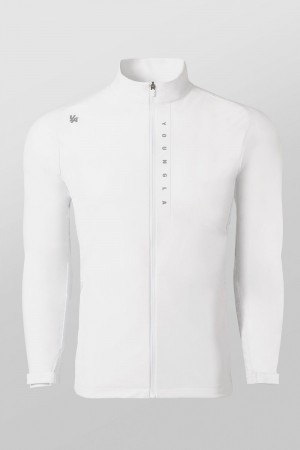 White Young LA 5052 - Morning Run Zip-Up NZ | 0267918-IQ