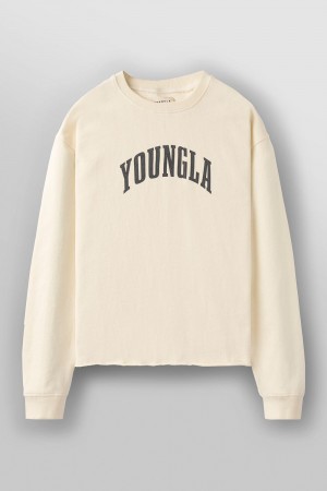 White Young LA 826 - Uni Crewneck NZ | 5237108-VA