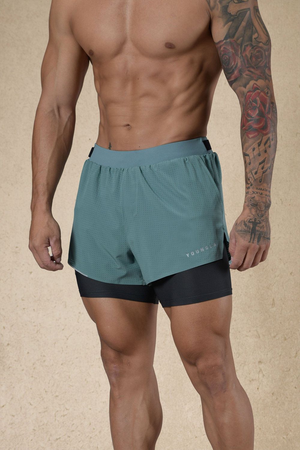 Aqua Young LA 124 - 6am Compression Shorts NZ | 1597820-IT