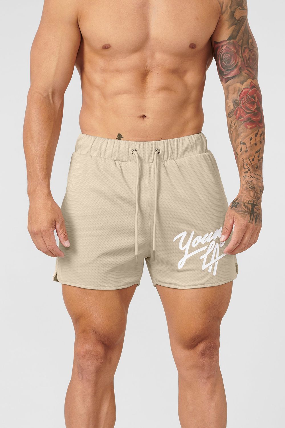 Beige Young LA 104 Legacy Shorts NZ | 9651380-UF