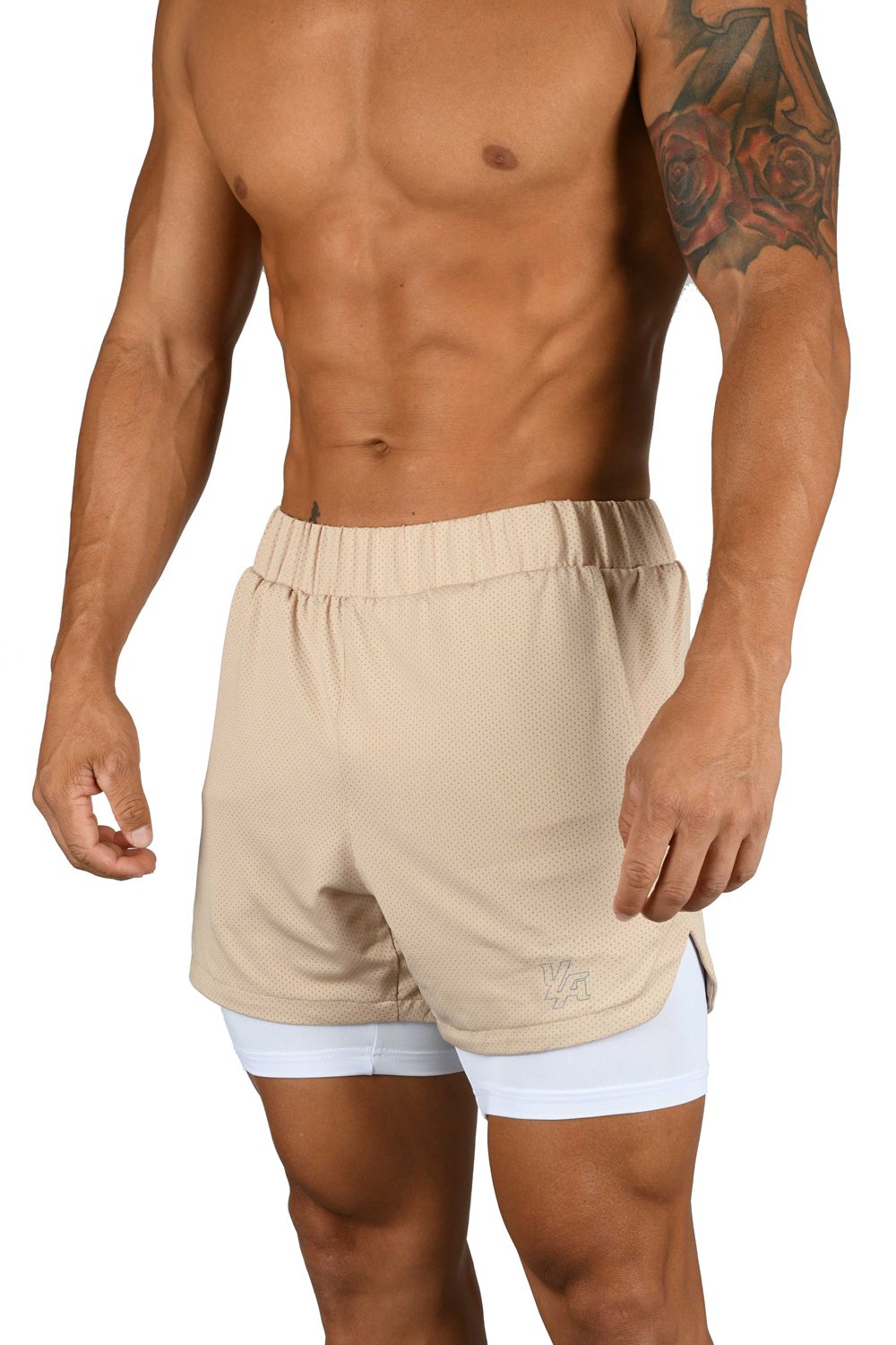 Beige Young LA 105 Compression Shorts 2.0 NZ | 7510832-YF