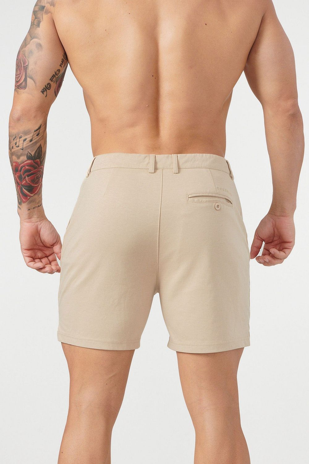 Beige Young LA 145 Casual Chino Shorts NZ | 6438971-AU