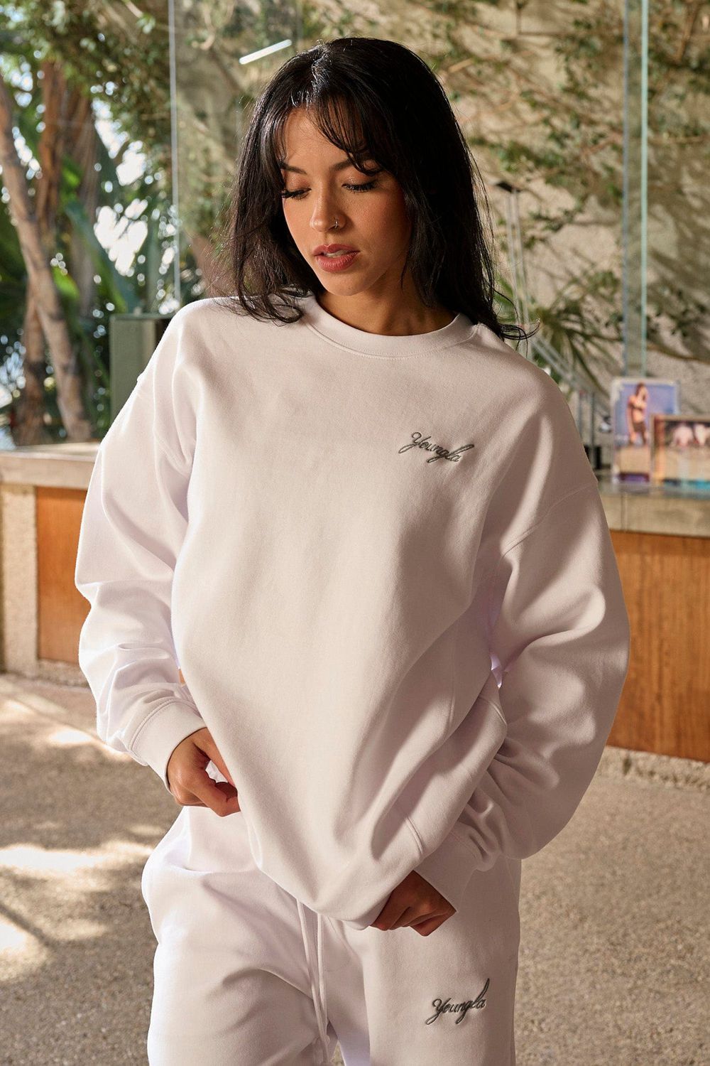 Beige Young LA 5004 - Cloud Comfort Set - Crewneck NZ | 1597634-TG