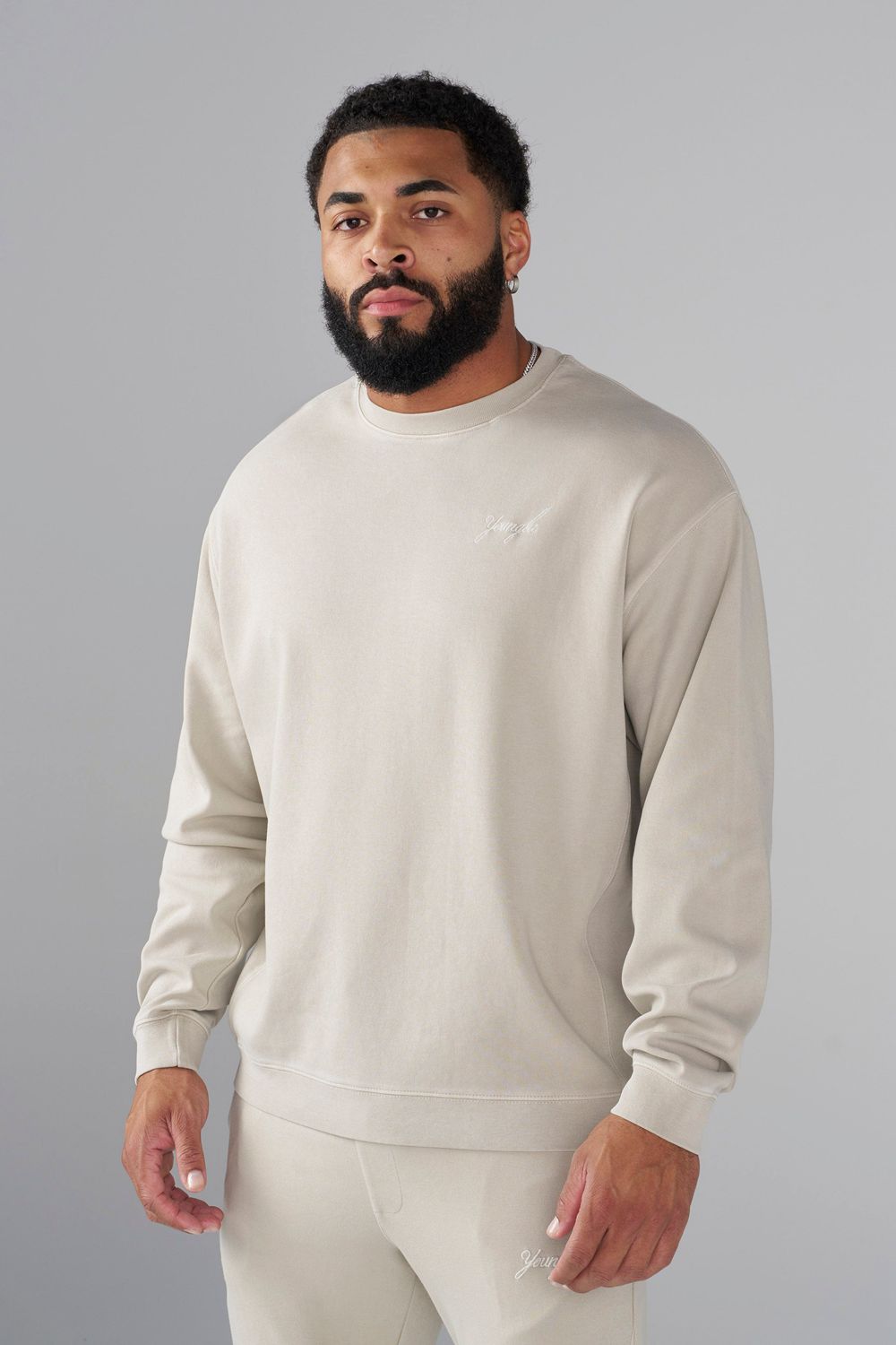 Beige Young LA 5004 - Cloud Comfort Set - Crewneck NZ | 1597634-TG