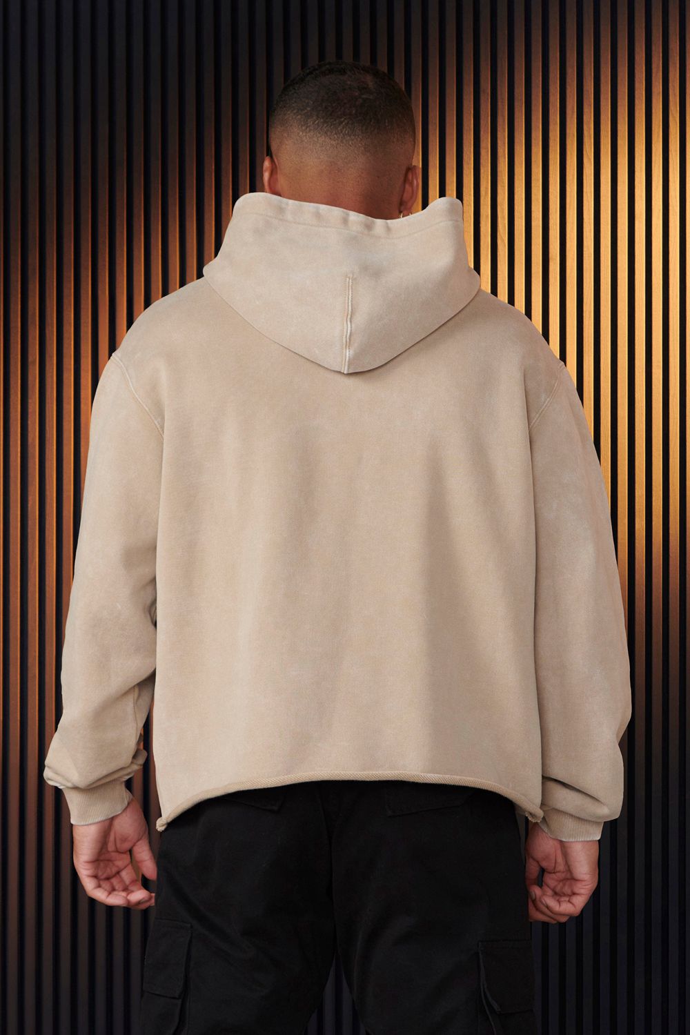 Beige Young LA 568 - Icon Washed Hoodies NZ | 0293567-MD