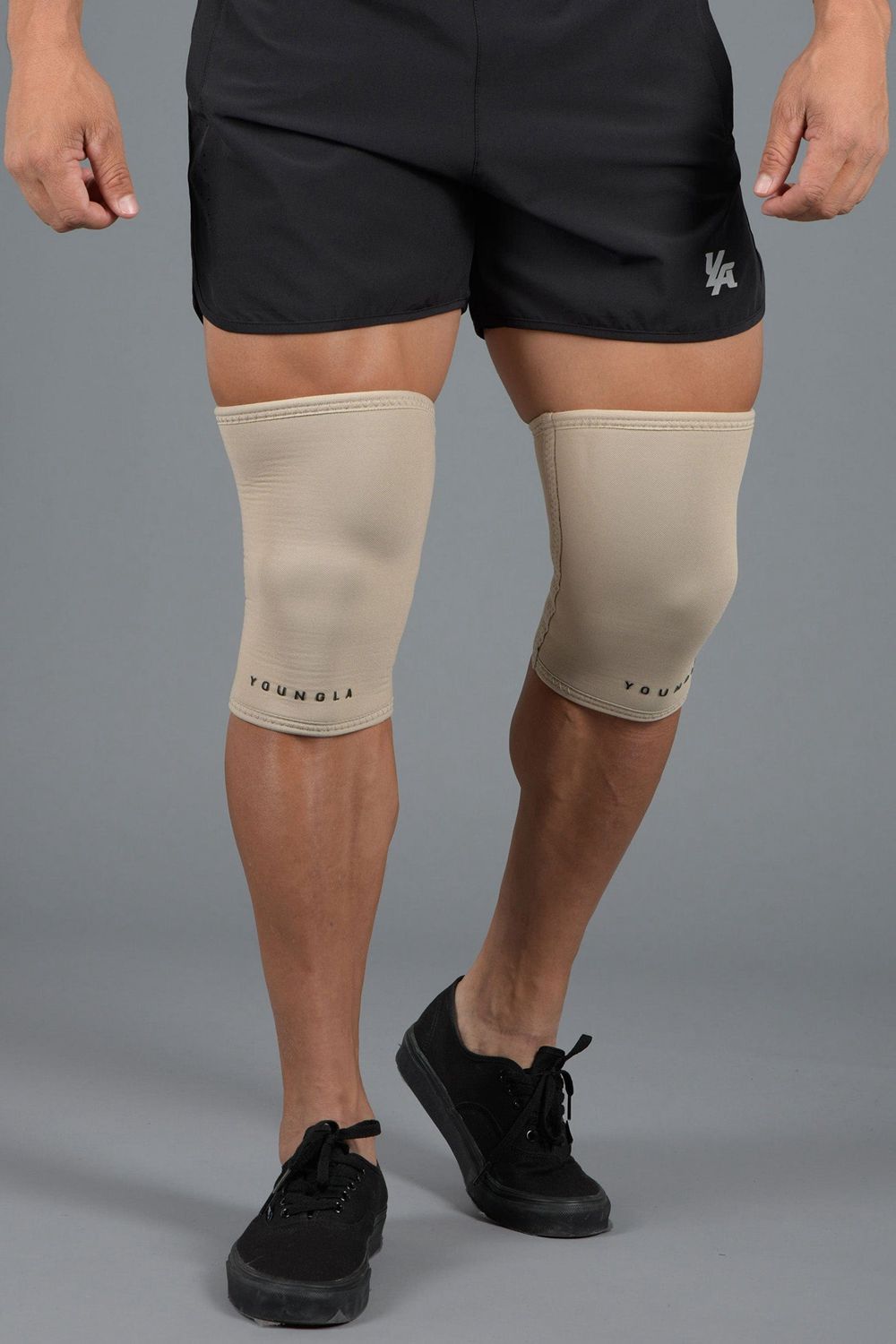 Beige Young LA 914 Knee Sleeves NZ | 3618502-UE