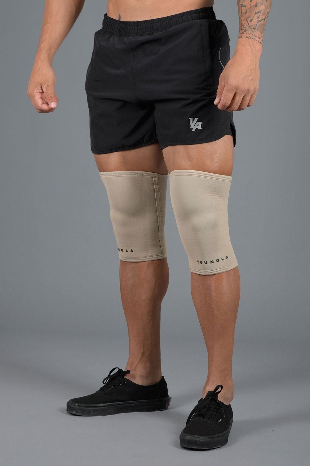 Beige Young LA 914 Knee Sleeves NZ | 3618502-UE