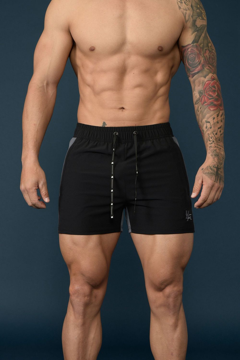 Black Young LA 101 Bodybuilding Short Shorts NZ | 4795132-SQ