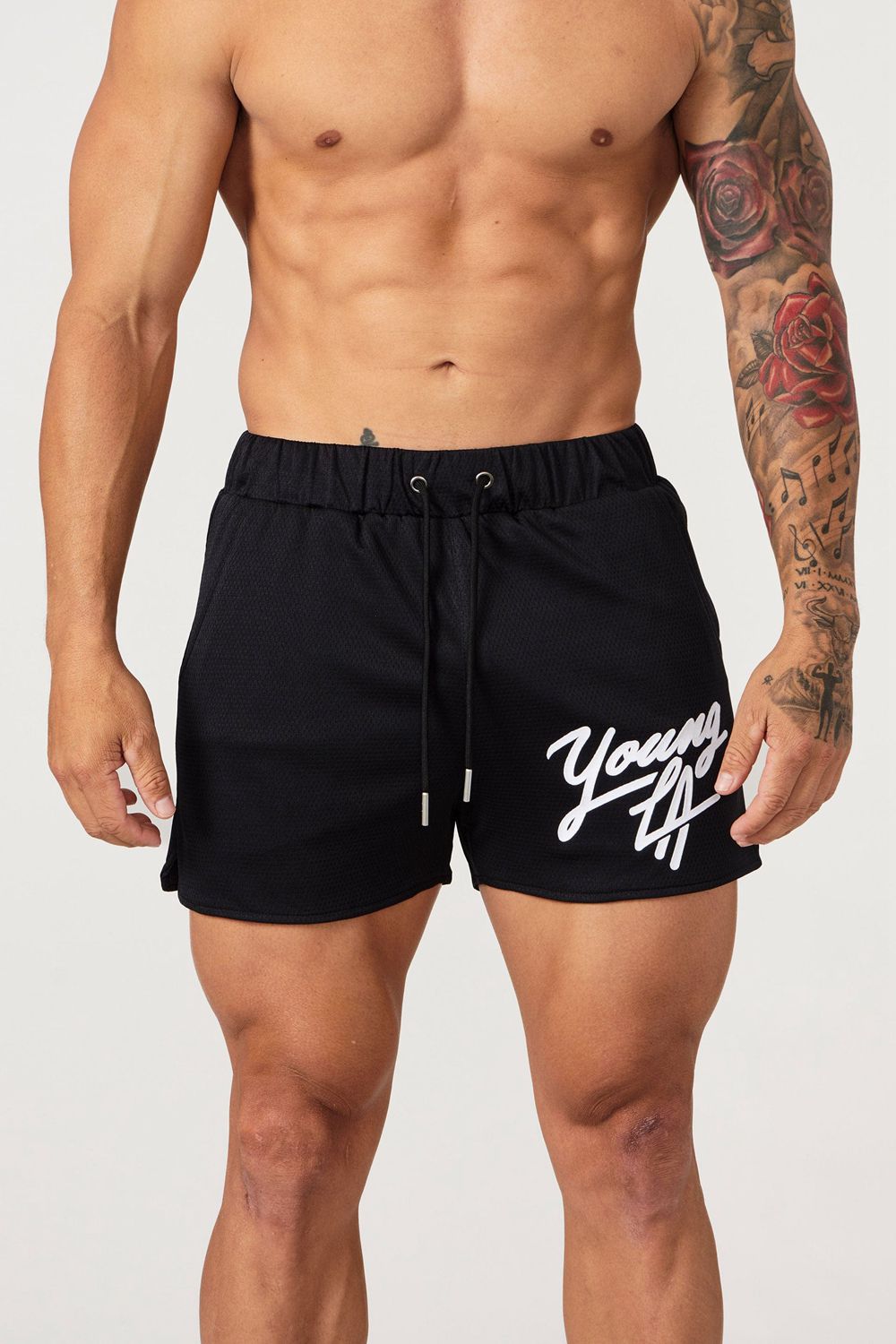 Black Young LA 104 Legacy Shorts NZ | 9870643-KC