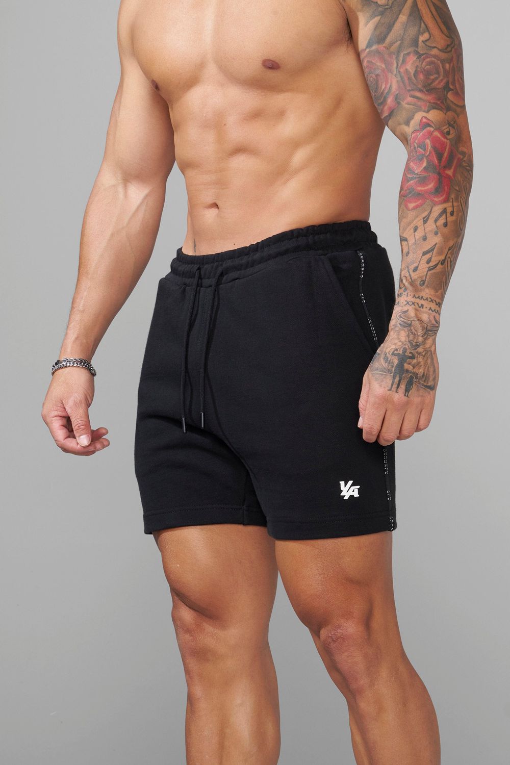 Black Young LA 1078 - Piping Collection - Shorts NZ | 3417590-QB