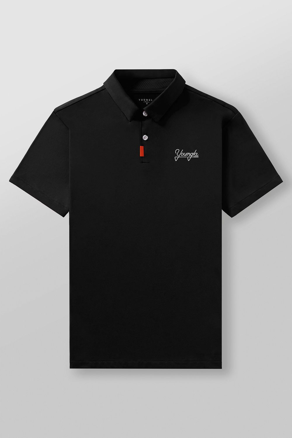 Black Young LA 4069 - Tee Time Golf Polos NZ | 6395802-XM