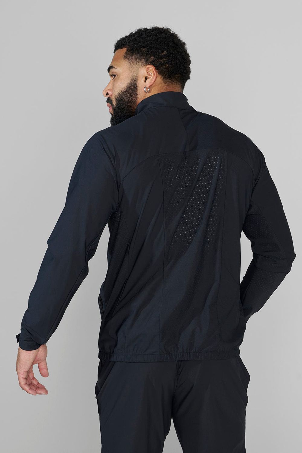 Black Young LA 5052 - Morning Run Zip-Up NZ | 3527490-ZO