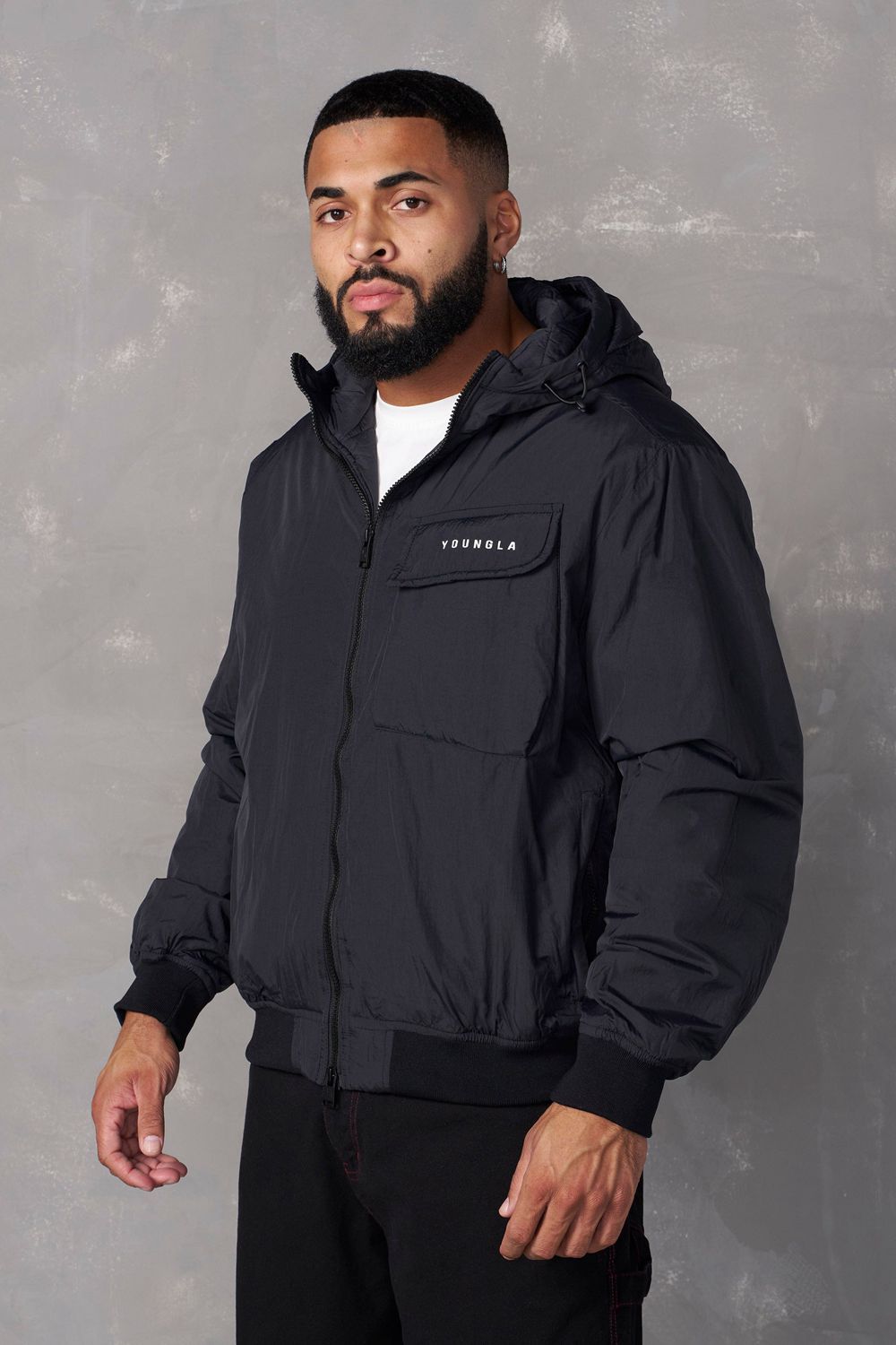 Black Young LA 525 - Rain Day Jacket NZ | 2403897-MO