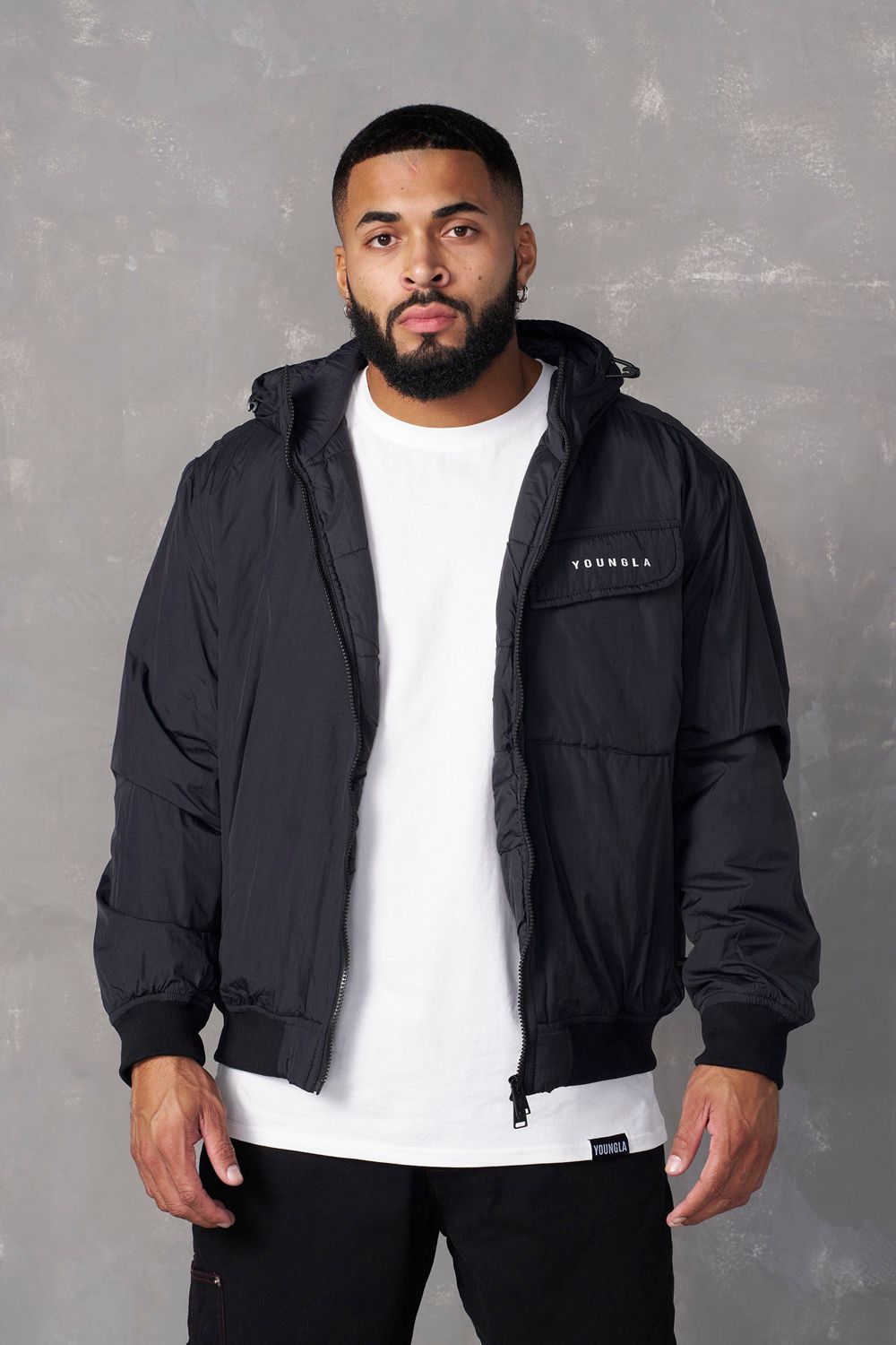 Black Young LA 525 - Rain Day Jacket NZ | 2403897-MO