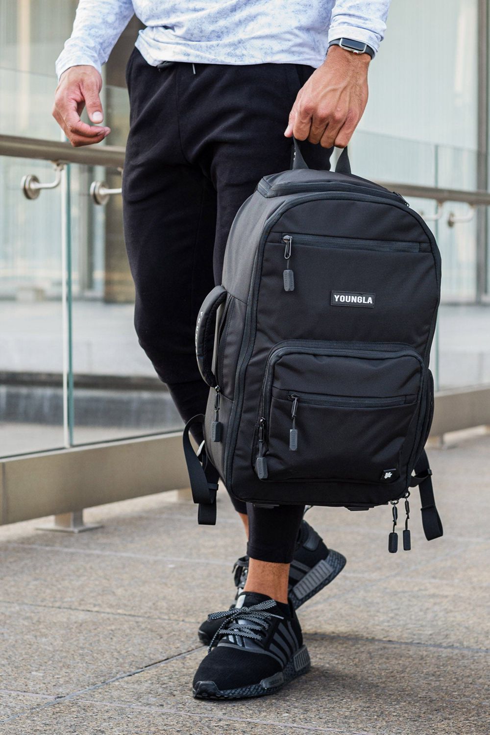 Black Young LA 730 Expedition Backpacks NZ | 8164395-QE