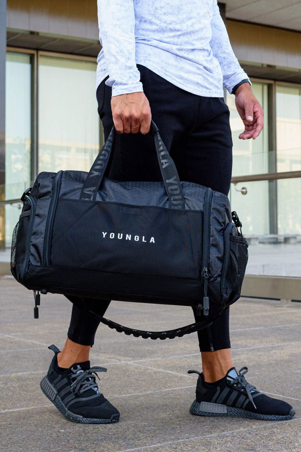 Black Young LA 740 Elite Duffle Bags NZ | 1507638-ZF