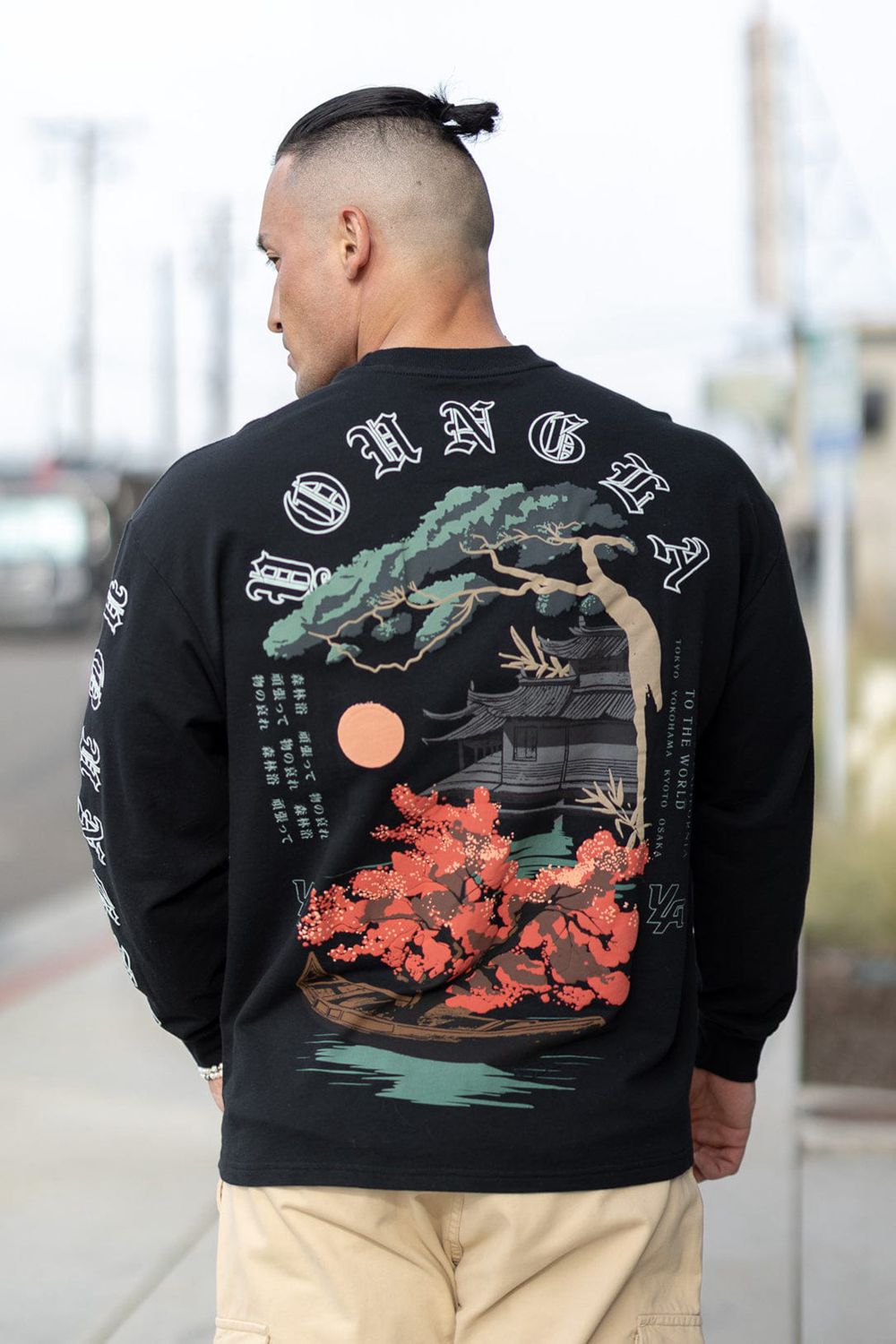 Black Young LA 8038 - Tokyo Longsleeves NZ | 9203645-KF