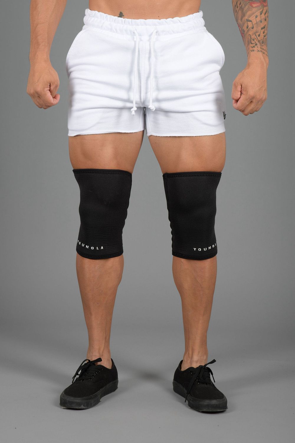 Black Young LA 914 Knee Sleeves NZ | 3096857-EW