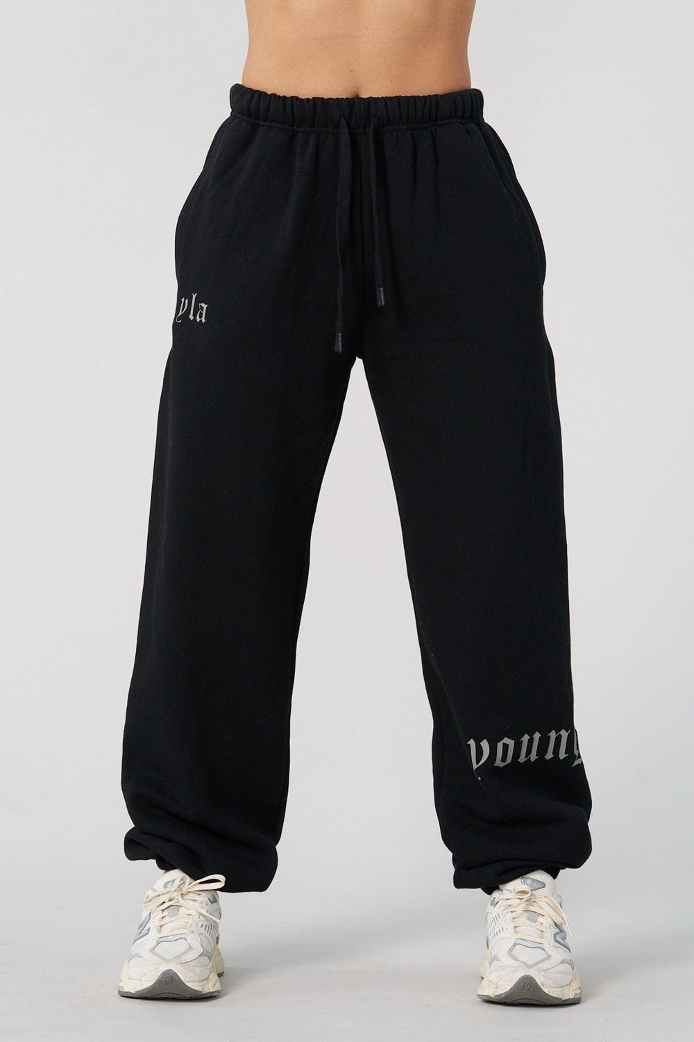 Black Young LA W232 - Urban Cuff Jogger NZ | 7498623-MJ