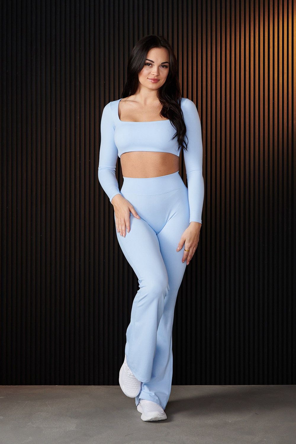 Blue Young LA W227 - Curve Flare Leggings NZ | 9603572-UL