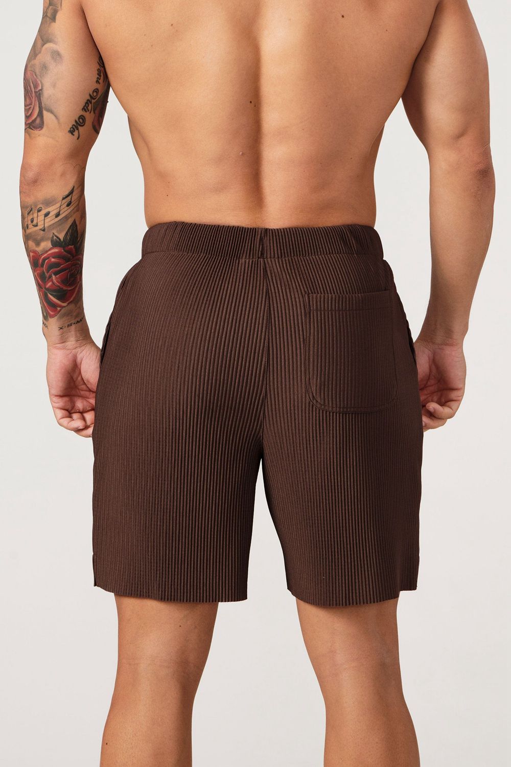 Brown Young LA 148 Pleated Festival Shorts NZ | 7623910-JY