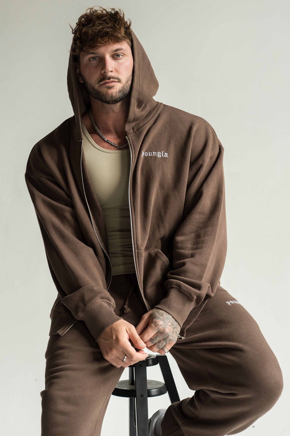 Brown Young LA 539 Earthy Collection - Hoodies NZ | 5027498-JU