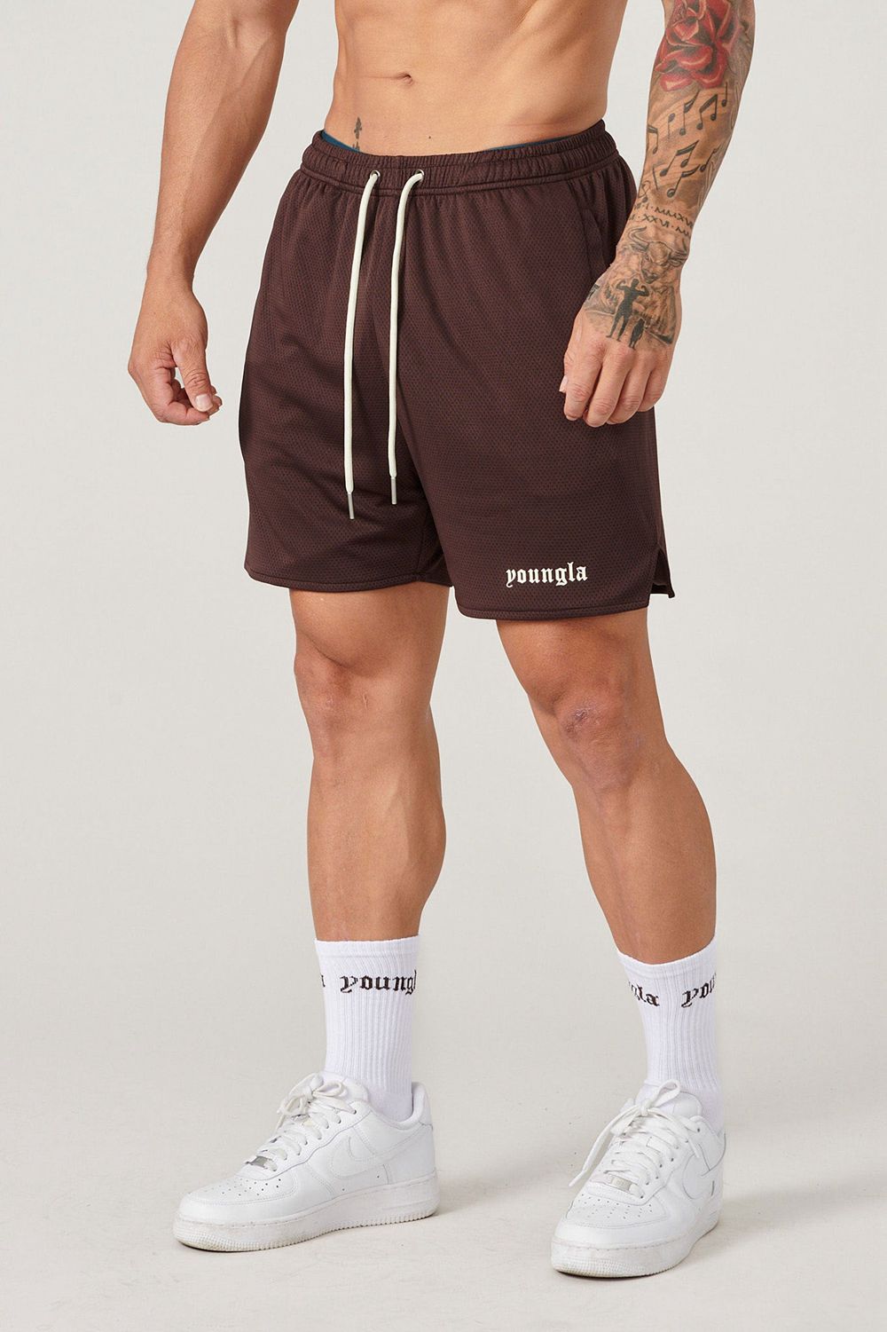 Burgundy Young LA 134 Game-Time Shorts & Socks Set NZ | 0745263-AB