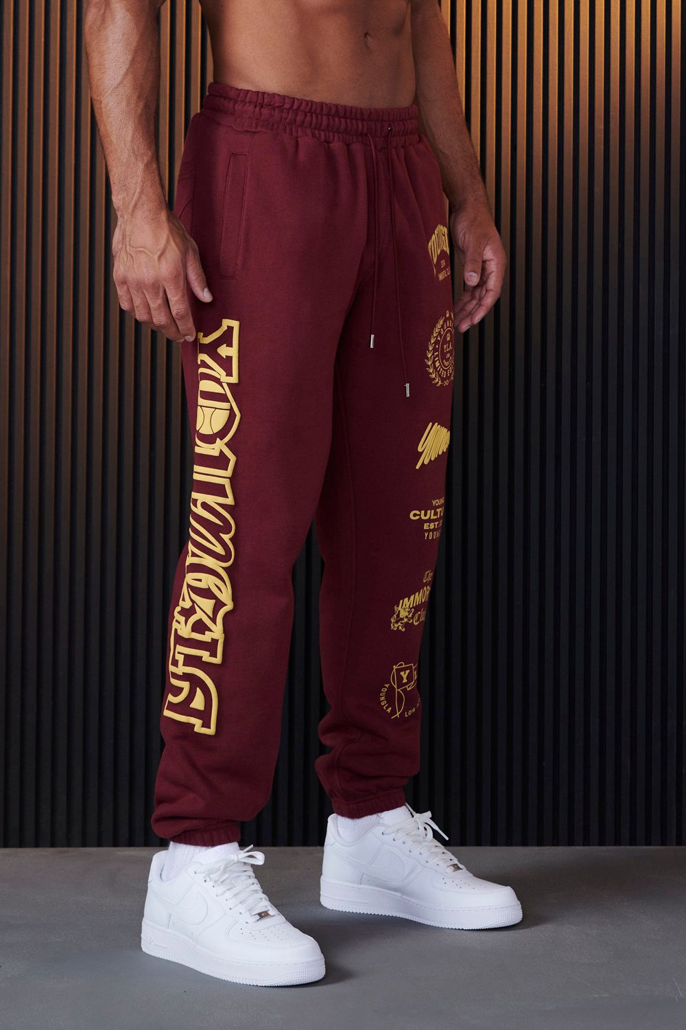 Burgundy Young LA 204 - Immortal Killer Joggers NZ | 0918546-RK