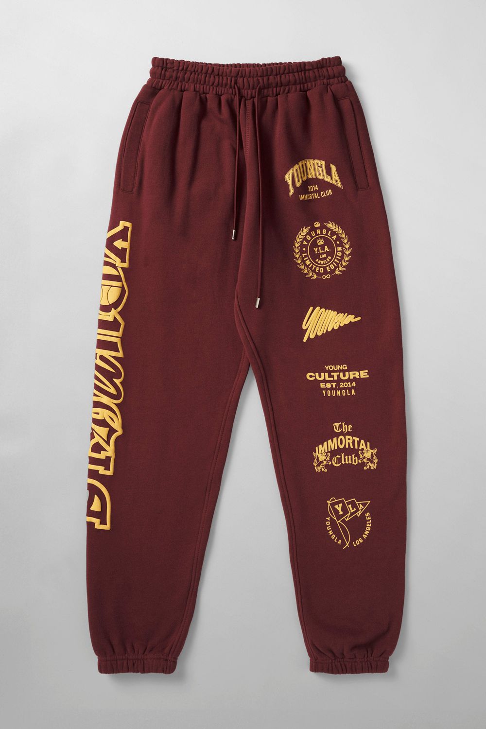 Burgundy Young LA 204 - Immortal Killer Joggers NZ | 0918546-RK