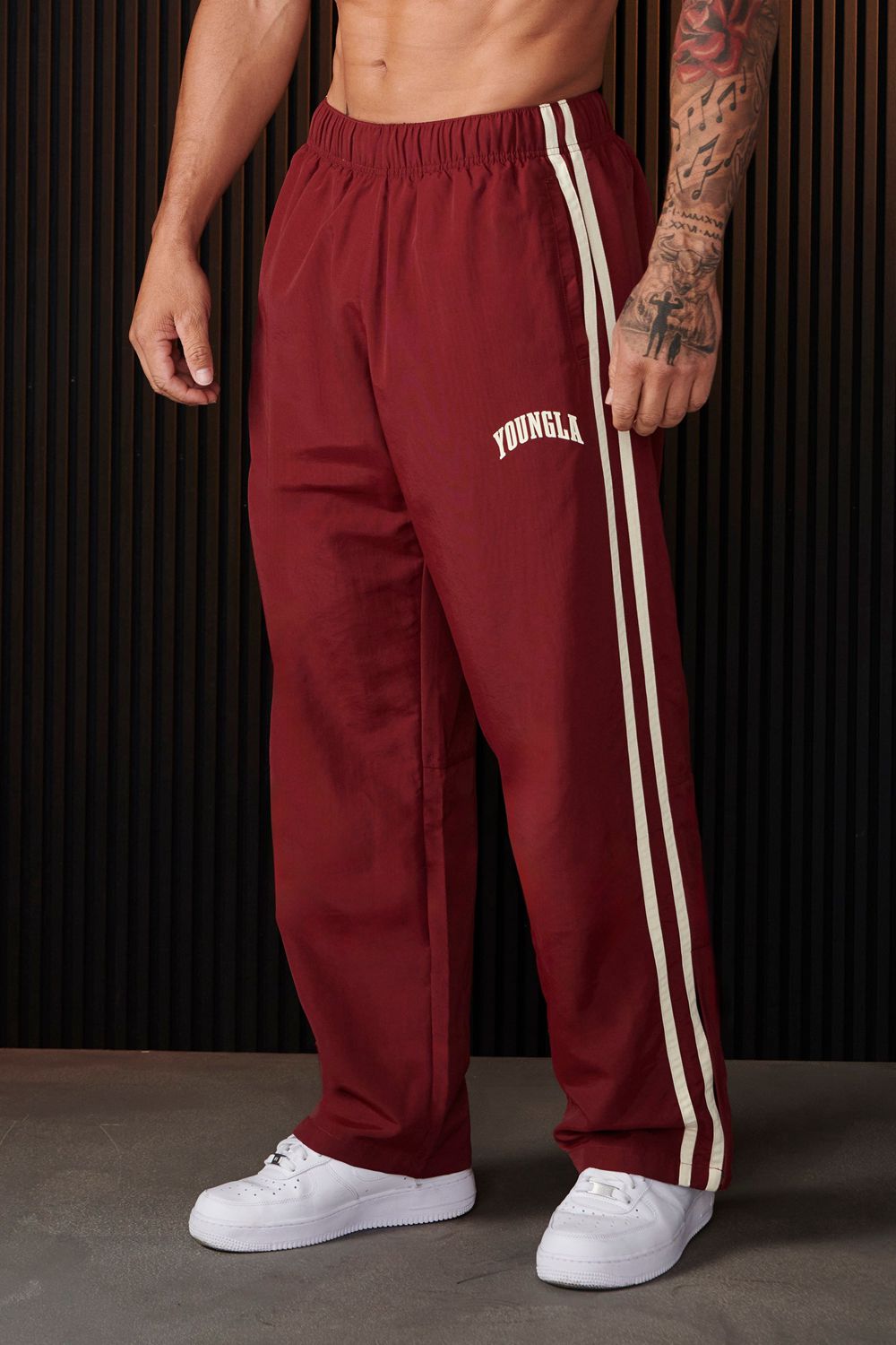 Burgundy Young LA 249 - Flagship Track Pants NZ | 8652109-TN