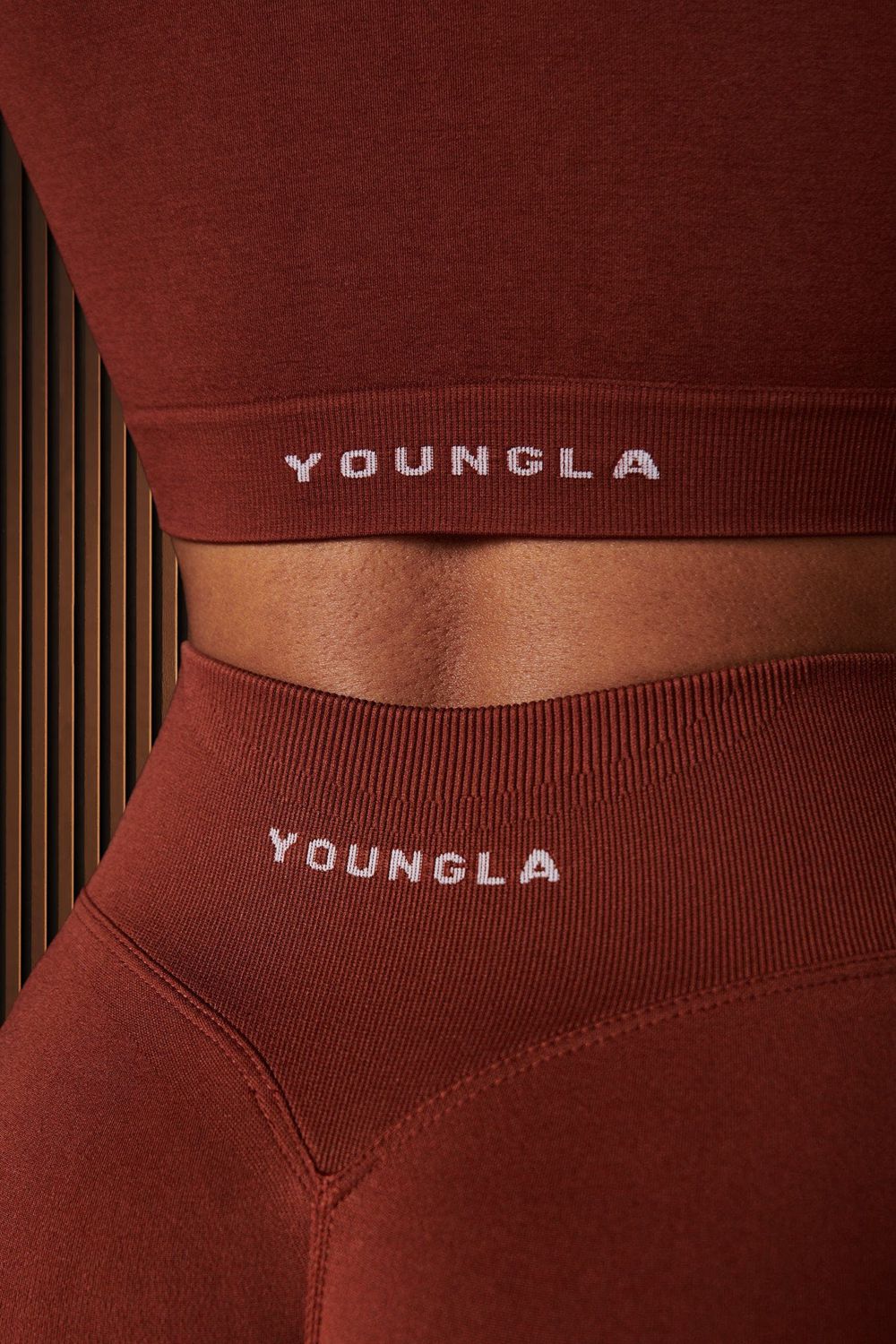 Burgundy Young LA W233 - Curve Seamless Legging NZ | 4610958-VG