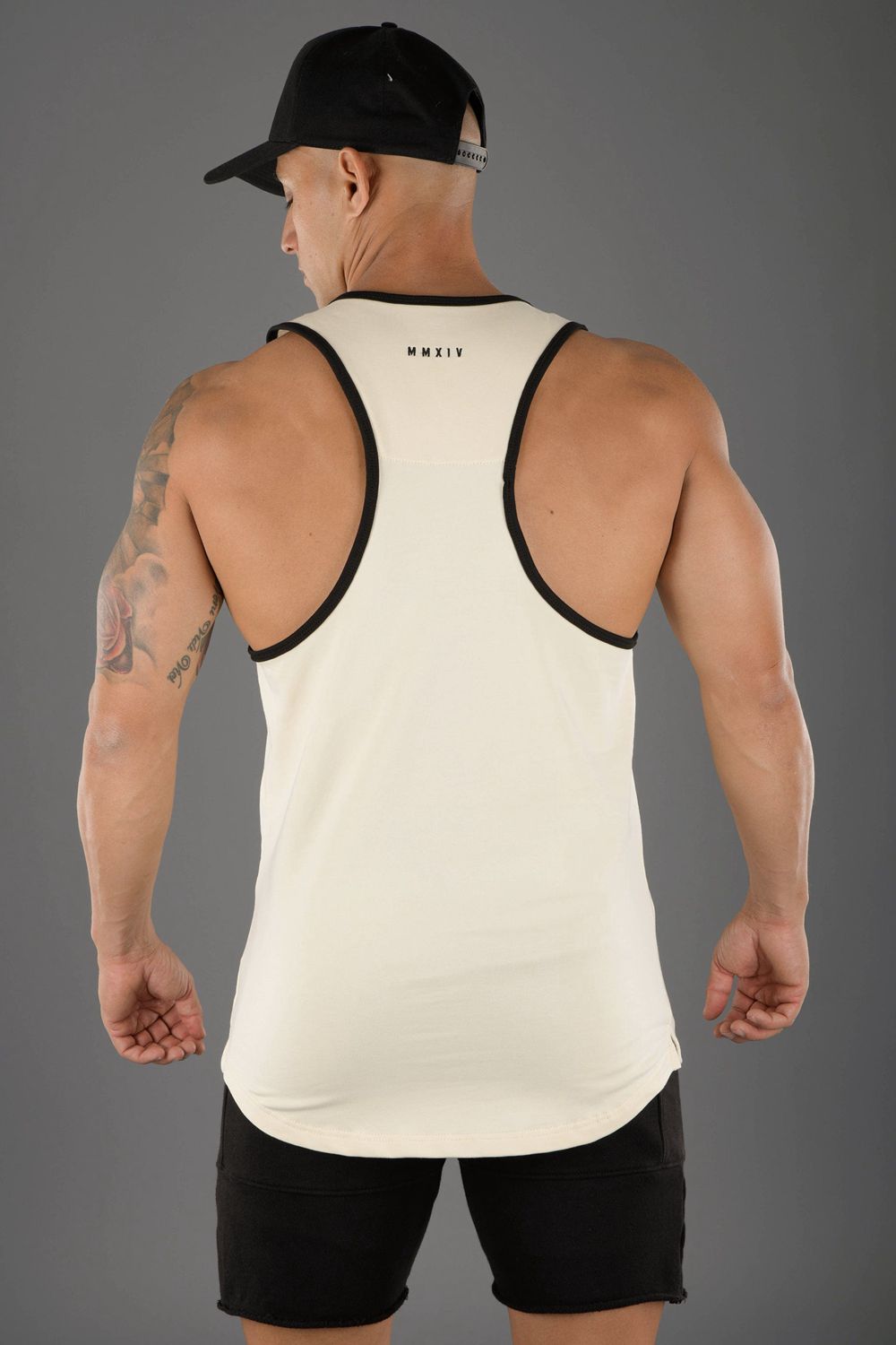 Cream Young LA 324 Classics Stringer Tank NZ | 1382746-SI