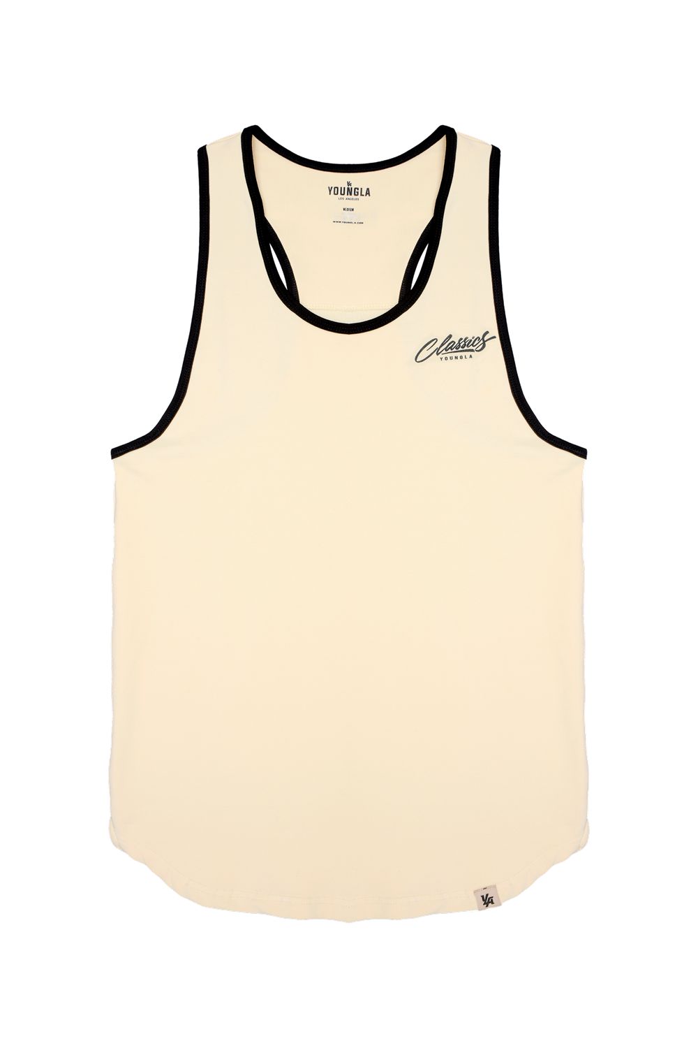 Cream Young LA 324 Classics Stringer Tank NZ | 1382746-SI