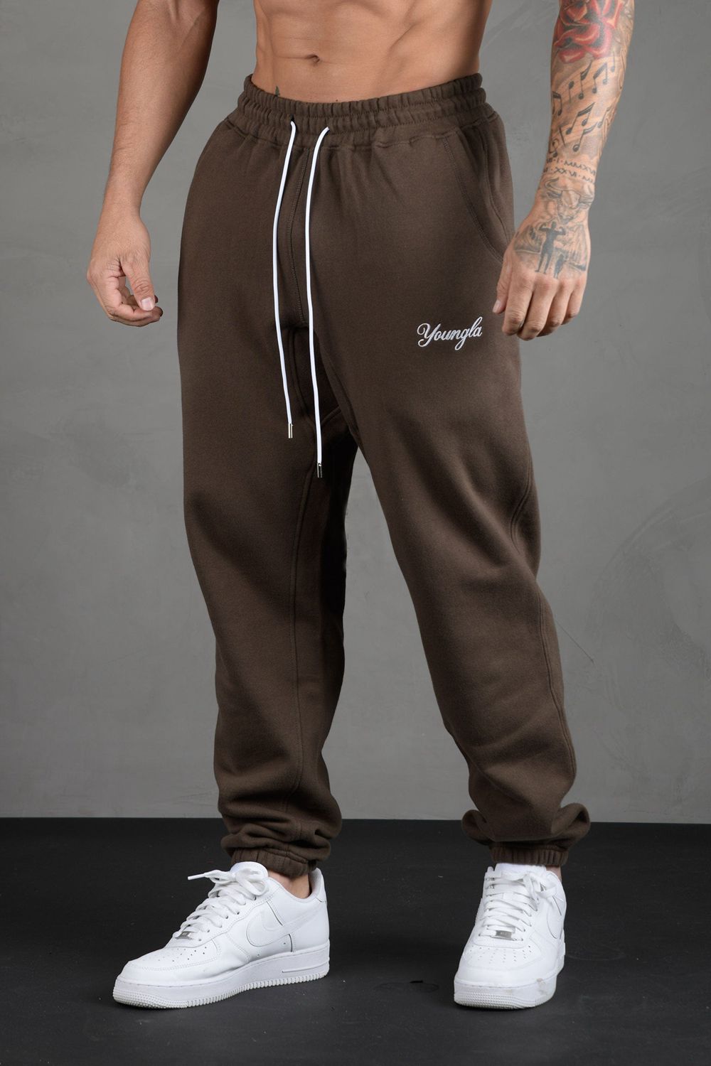 Dark Brown Young LA 211 For Him Joggers NZ | 6193024-XI