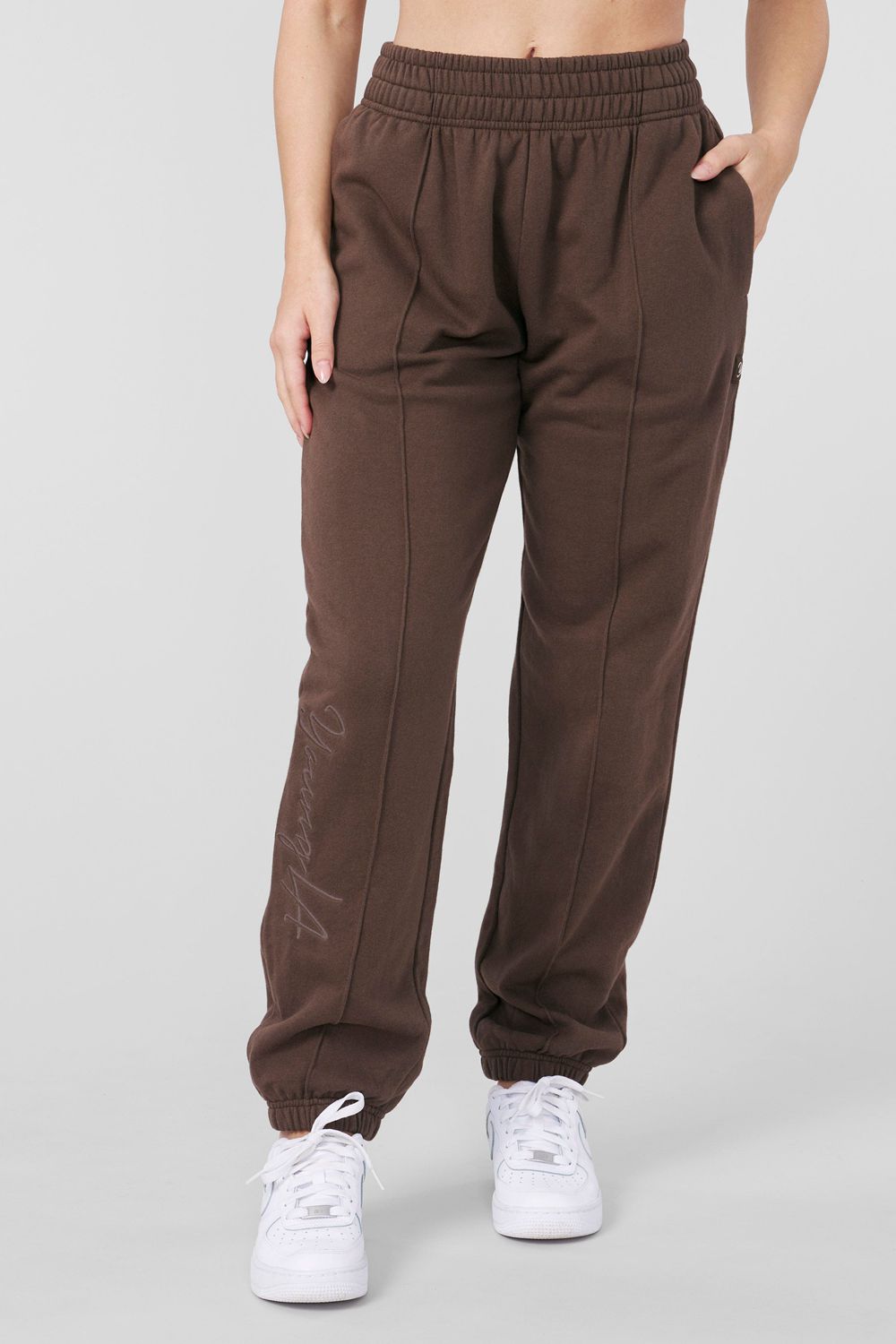 Dark Brown Young LA W202 - Script Joggers NZ | 5819267-ED