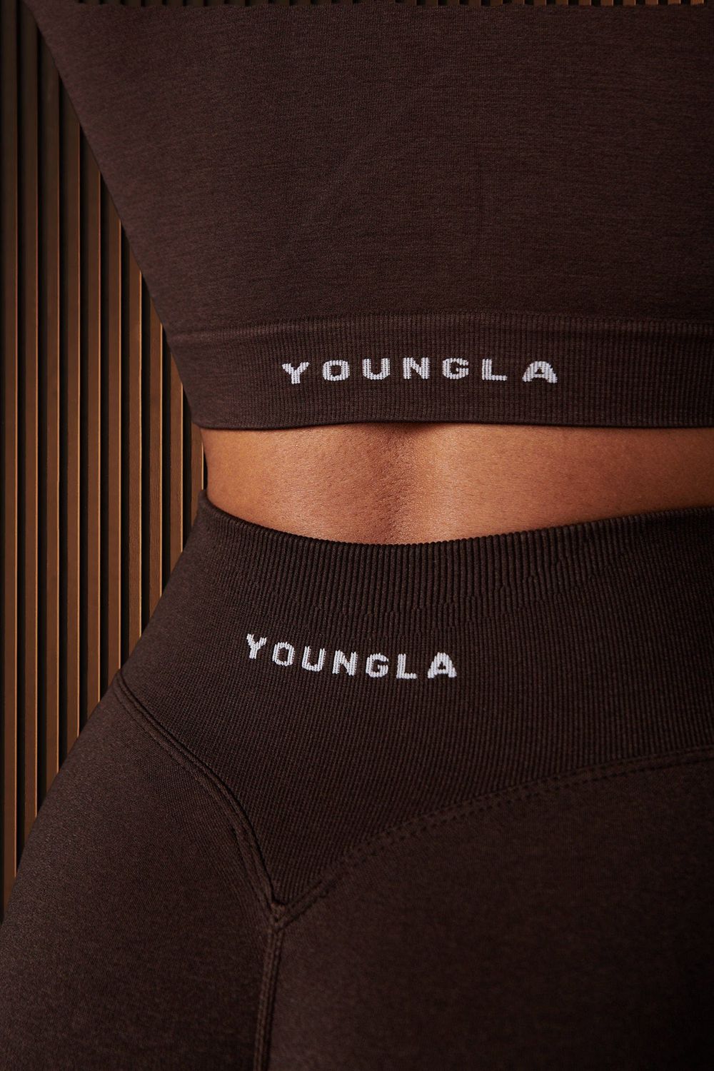 Dark Brown Young LA W430 - Curve Seamless Long Sleeve NZ | 7541290-GH