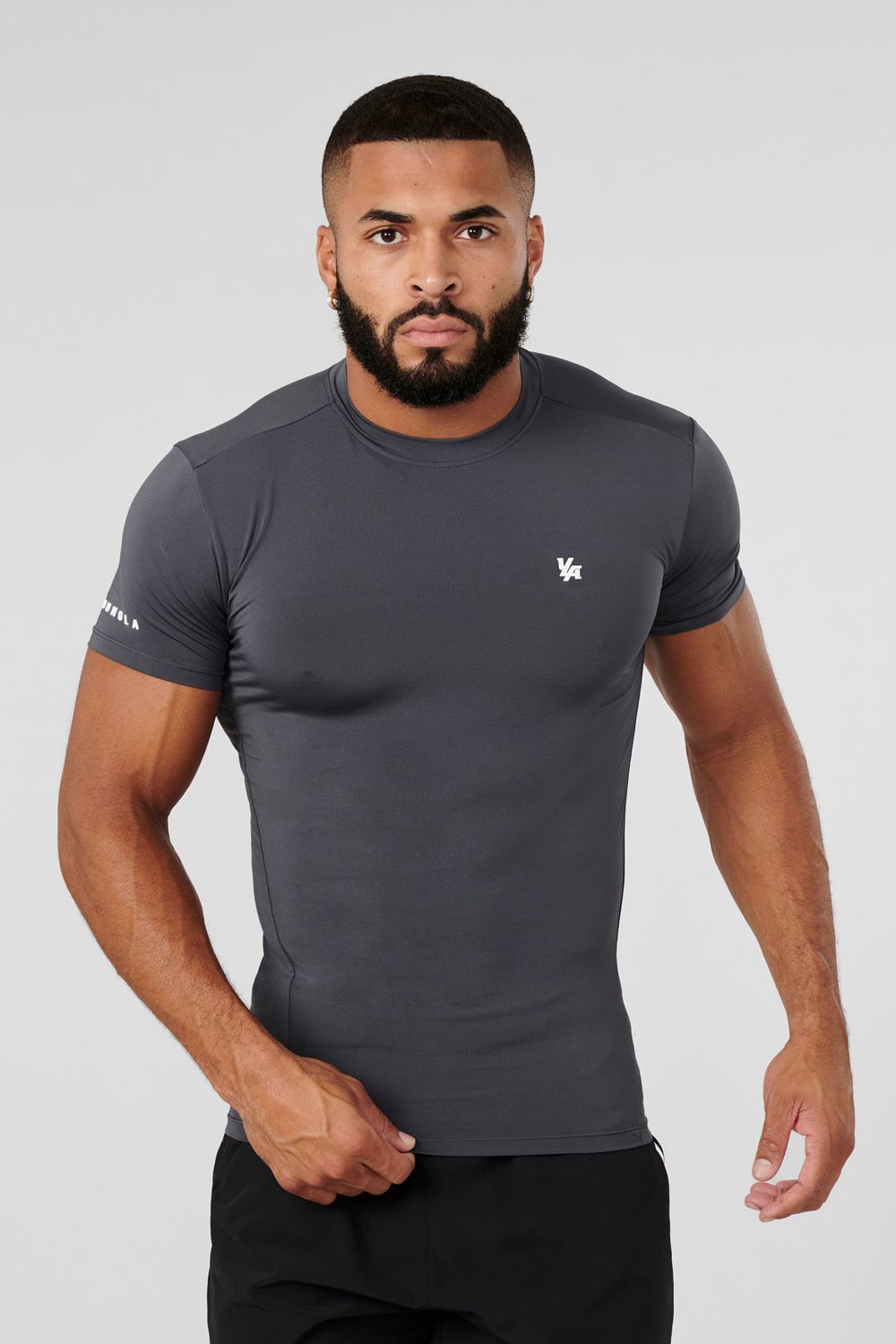 Grey Young LA 476 - Stealth Compression Tees NZ | 0297853-DQ