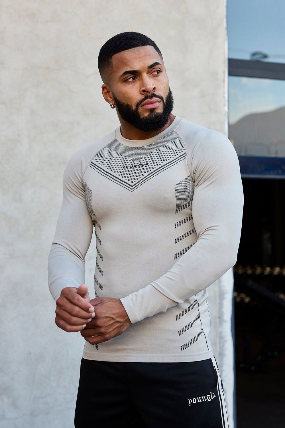 Grey Young LA 833 - Superhero Compression Longsleeves NZ | 4216038-RK