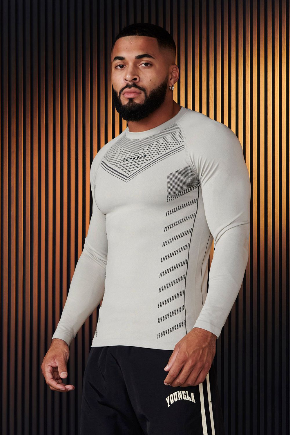 Grey Young LA 833 - Superhero Compression Longsleeves NZ | 4216038-RK