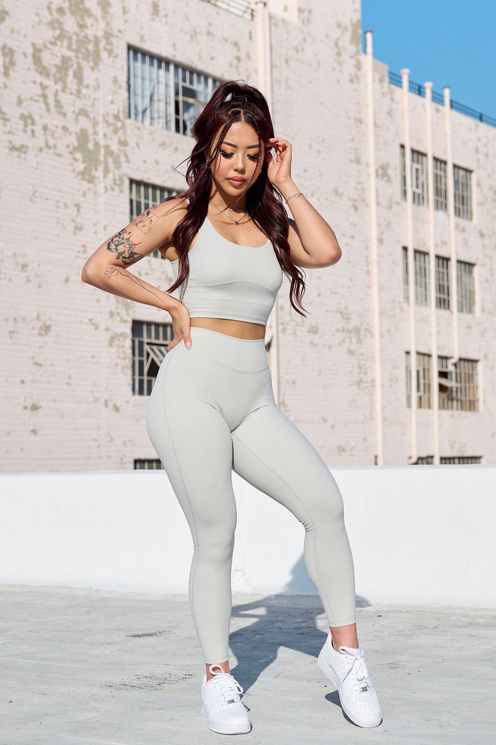 Grey Young LA W209 Level Up Leggings NZ | 1289075-EA