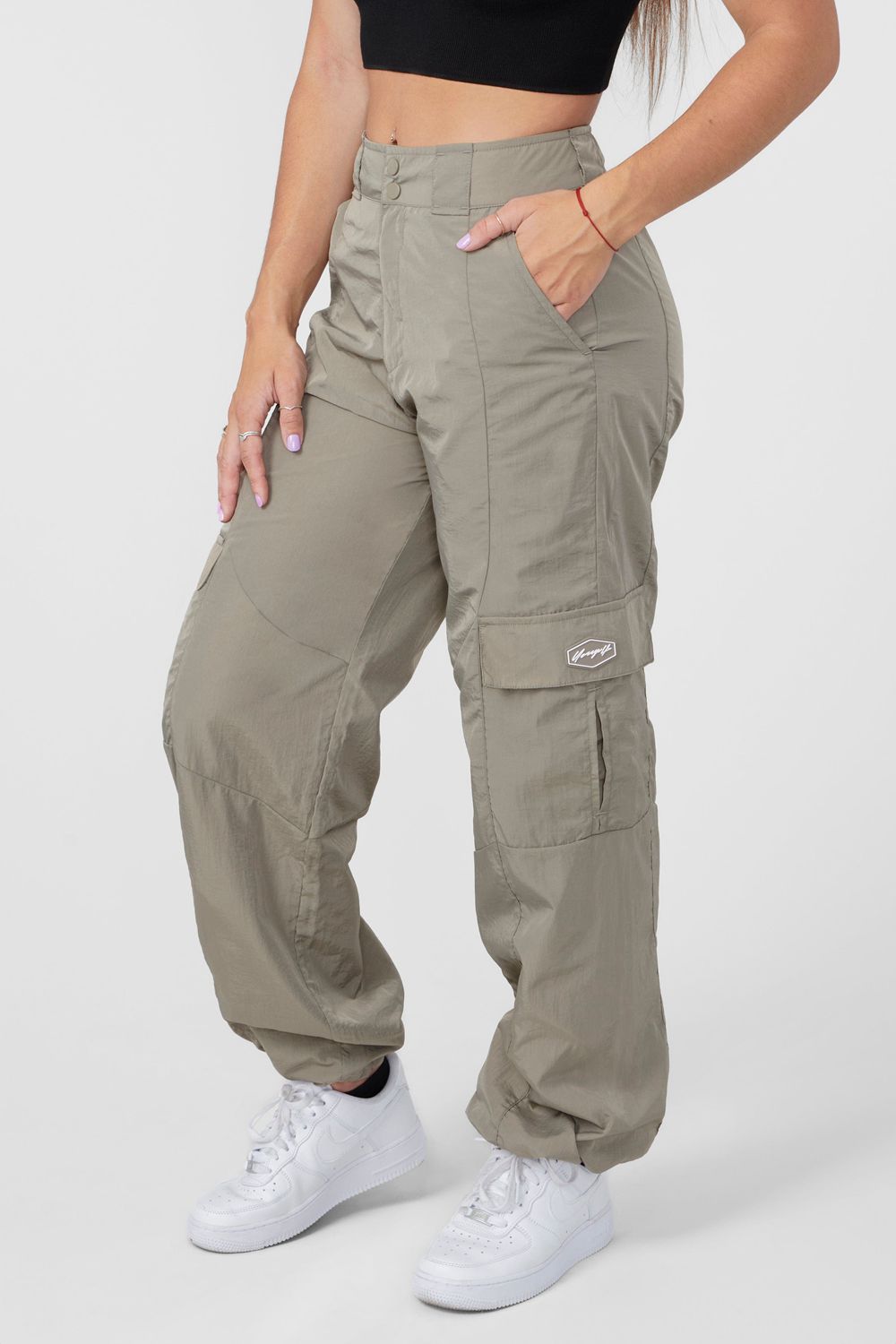 Grey Young LA W222 Retro Cargo Joggers NZ | 8256701-GT