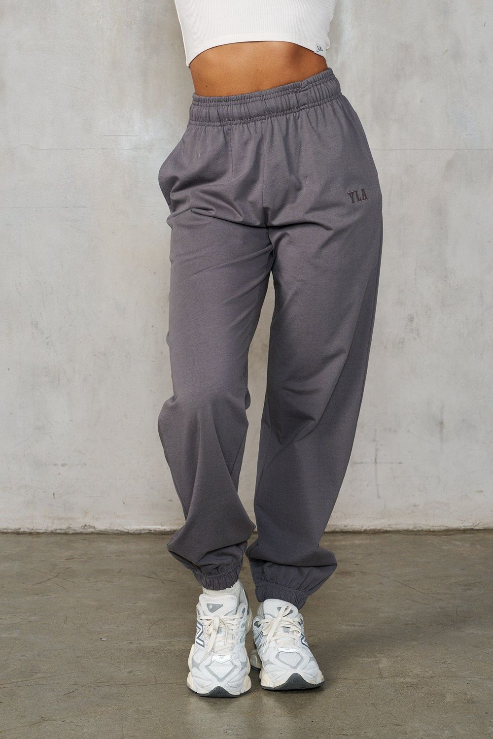 Grey Young LA W247 Pump Cover Joggers NZ | 5746098-BY