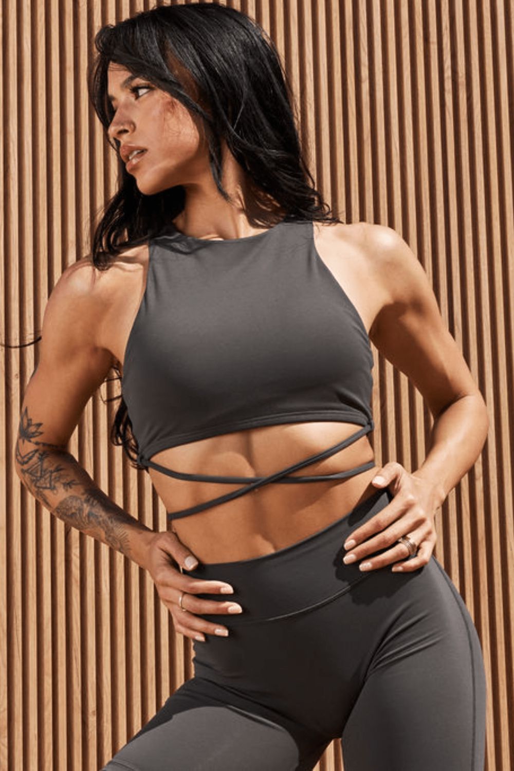 Grey Young LA W334 - Urban Wrap Bra NZ | 4651208-XV