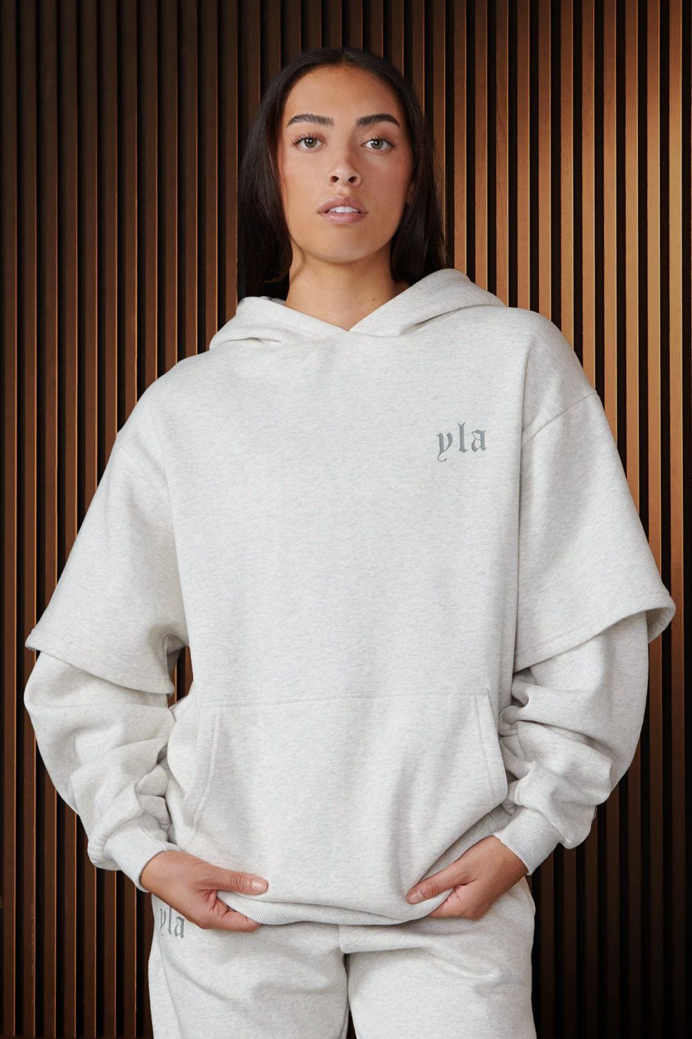 Grey Young LA W520 - Urban Layer Hoodie NZ | 7964023-CA