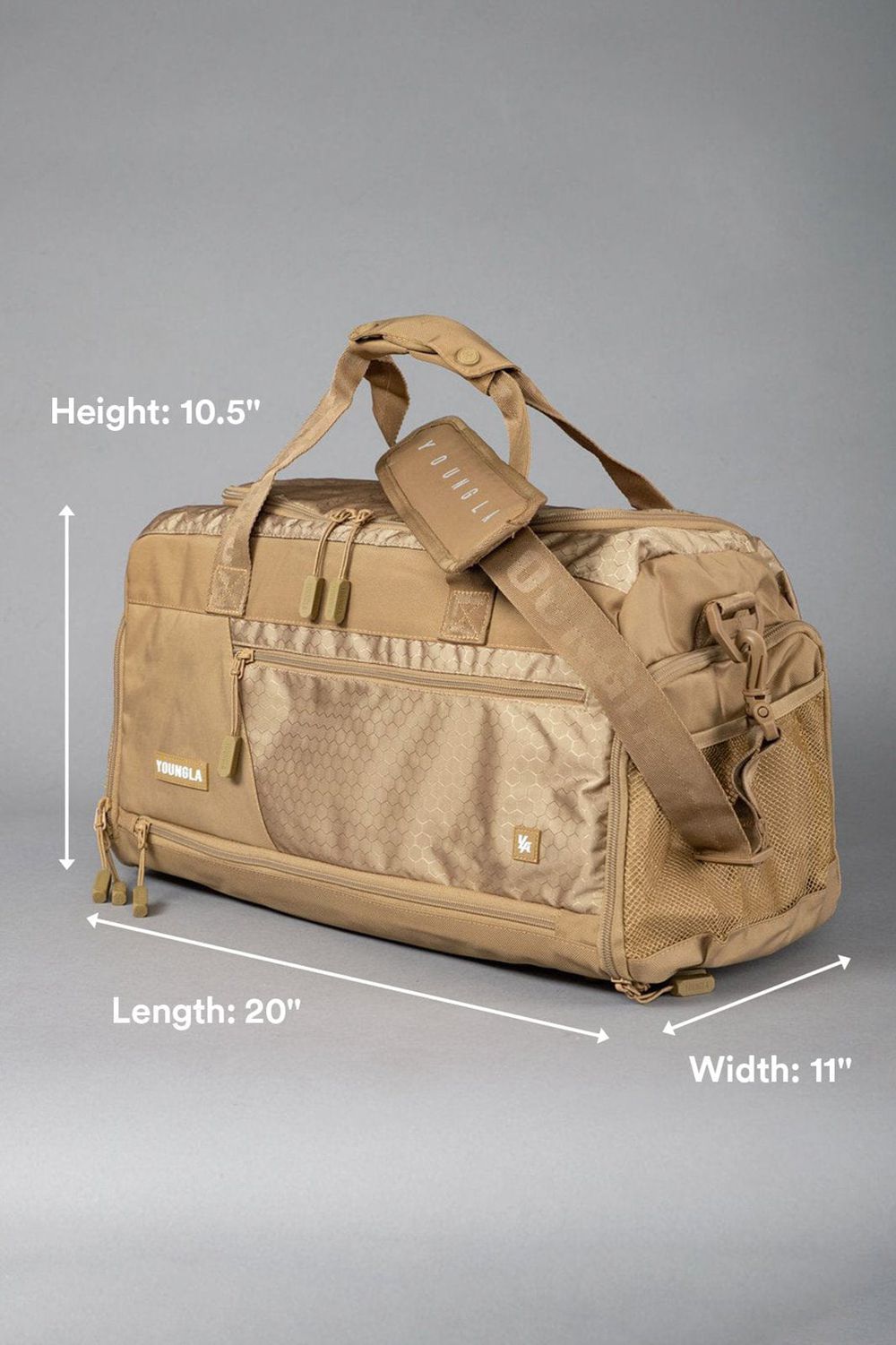 Khaki Young LA 740 Elite Duffle Bags NZ | 8164290-SZ