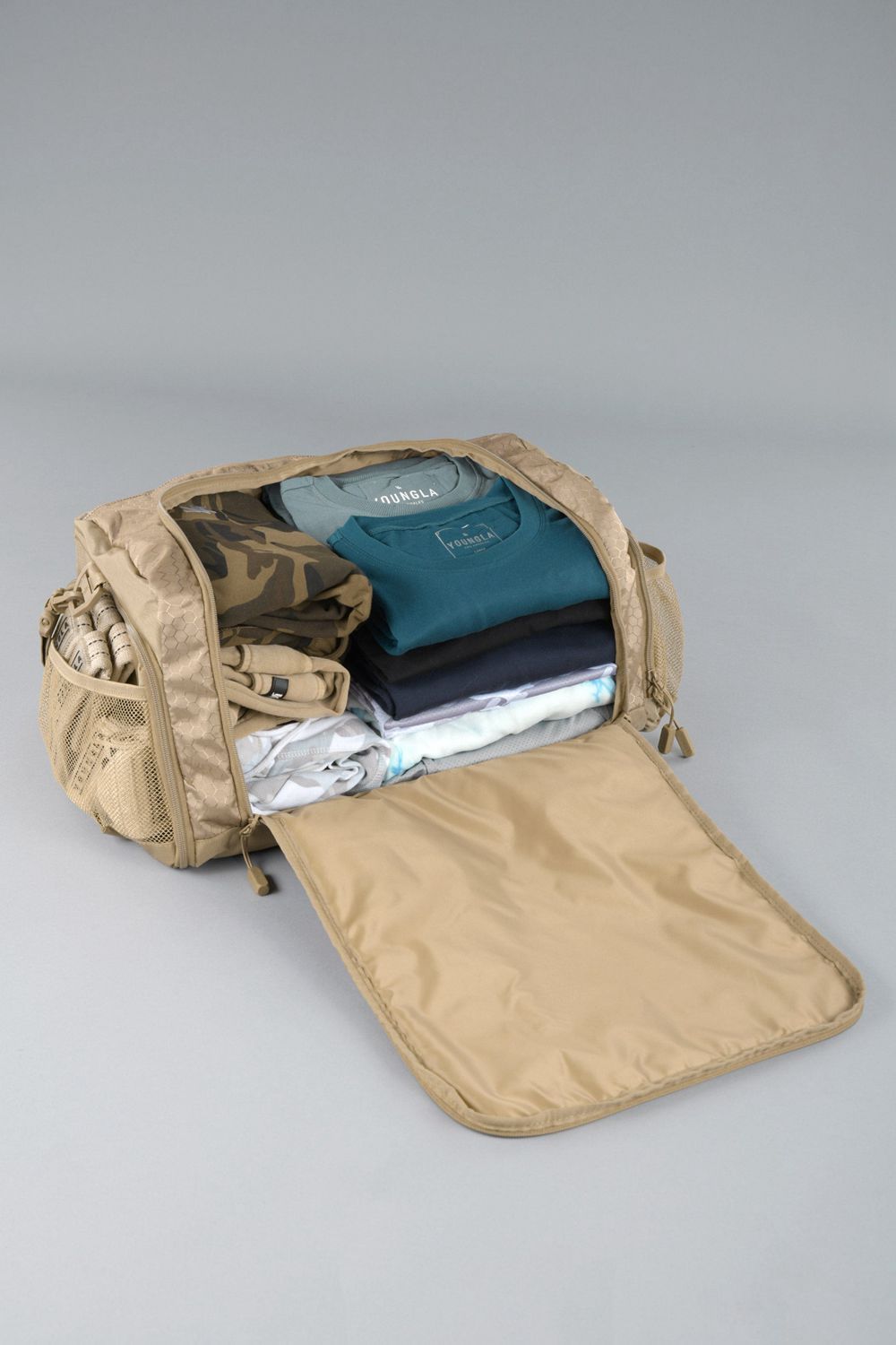 Khaki Young LA 740 Elite Duffle Bags NZ | 8164290-SZ